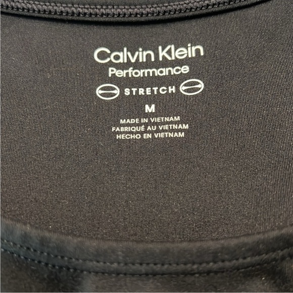 New with tags Calvin Klein sleeveless mid drift active tank size M. - Picture 3 of 6